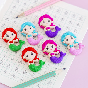 Nuevo Lote al por Mayor de Borradores con Forma de Sirena de Dibujos Animados, Regalo de Papelería para Estudiantes, Favorito de las Niñas Pequeñas <span class=keywords><strong>686</strong></span> - Product Image 5