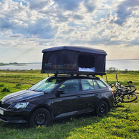 Tente de toit d'aventure à coque dure promotionnelle Abs Shell Dach Zelt Camping Camping Petite tente de toit de voiture pour le camping