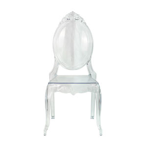 Silla <span class=keywords><strong>Transparente</strong></span> Moderna de Acrílico, <span class=keywords><strong>Policarbonato</strong></span> y Plástico Cristalino, Apilable para Banquetes y Bodas - Product Image 2