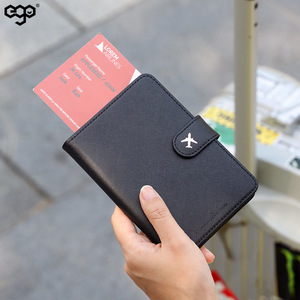 EGO Passport <b>Holder</b> Black Multi Function Travel Document <b>Card</b> <b>Holder</b> - Product Image 1