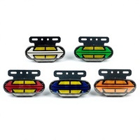 Feu de position latéral séquentiel à LED avec éclairage au sol dynamique pour camion, remorque, camping-car et véhicule utilitaire