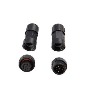 <b>Waterproof</b> 2345 Core Aviation Plug M14 RF Signal Wire Male and Female Plug Docking Type <b>Cable</b> Extension Plug Black PVC CN;JIA - Product Image 4