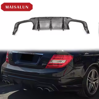 Pièce d'auto W204 C63 Diffuseur arrière en fibre de carbone pour Mercedes Benz Classe C W204 Pièce de voiture