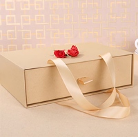 Coffret Cadeau Premium Style Ins Rose & Tournesol, Boîte d'Emballage Tons Foncés, Coffret Cadeau Anniversaire & Déclaration d'Amour pour Hommes & Femmes