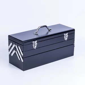 Cheap Toolbox Iron Portable Multi Function Folding Metal Tool Box