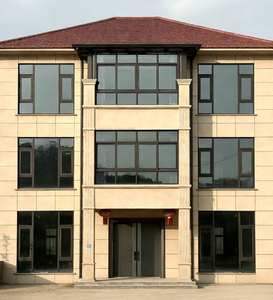 หน้าต่างบานเลื่อนรางคู่ โครง PVC กระจกนิรภัย ป้องกันการโจรกรรม ได้รับมาตรฐาน Energy Star เหมาะสำหรับใช้ในห้องน้ำเชิงพาณิชย์อาคารสูง - Product Image 3