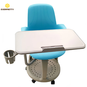 Sedia Moderna per Aula di Formazione con Tavoletta Scrittoio e Portabicchieri per Scuole e Centri di Formazione - Product Image 1