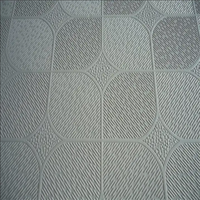 Plafond suspendu en plaques de plâtre en film PVC pour bâtiment, panneaux de plâtre en PVC laminés perforés, panneaux de plafond à poser