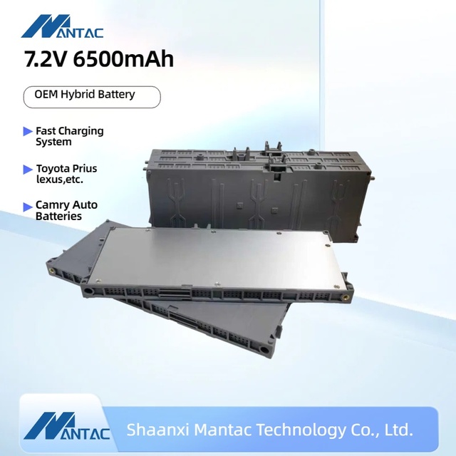 New MANTAC RAV 4 Hybrid Battery 7.2V 6500mAh RoHS Certified for Prius C High Performance OEM Replacement 3 Year Warranty 70c
