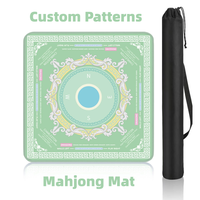 Tapis de jeu de mahjong américain haut de gamme personnalisé, antidérapant, insonorisant et lavable pour usage domestique – Offre spéciale