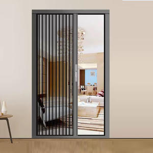 Diamond Mesh Hoge Transparantie Onzichtbare Glijdende Aluminium Slot Anti-Diefstal, Kat, Hond, Mug En Rat Hordeur - Product Image 1