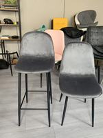 Tabouret de bar simple et moderne avec dossier pour salon de thé ou bureau commercial Tabouret haut Mobilier