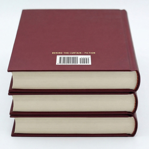 Livre de fiction en papier couché laminé, reliure cousue, couverture rigide de qualité supérieure, impression offset de haute qualité, anglais, Curtain Theo Marks - Product Image 3