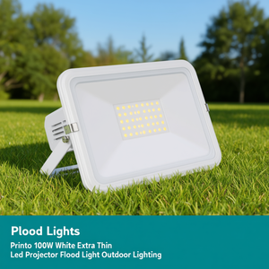 Proiettore LED Pronto 100W Bianco Ultra Sottile per Illuminazione Esterna - Product Image 3