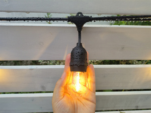 Guirlandes lumineuses <span class=keywords><strong>LED</strong></span> étanches IP65 pour l'extérieur, guirlandes électriques pour fêtes de mariage et décorations de Noël - Product Image 2