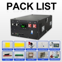 Kit de stockage d'énergie solaire DIY 15KWH YIXIANG V2 BOX 16s 51.2V 628Ah Batterie Lifepo4 avec BMS IP54 CANBUS/RS485