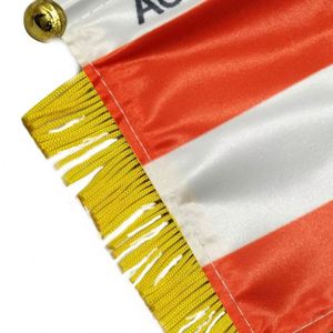 Custom Logo Digital Printed AUSTRIA Pennant <b>Flag</b> for Car Rearview Mirror and Home Decor Education Target - Product Image 4