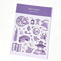 Feuille d'autocollants découpés à la forme, imperméables, design tendance, impression personnalisée avec surface mate pour le bricolage des enfants