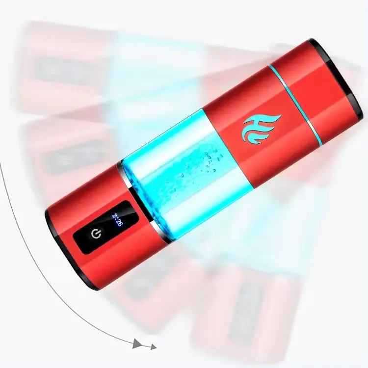 Botol h2 Generator air hidrogen SPE multifungsi cerdas genggam ionizer hidrogen sehat