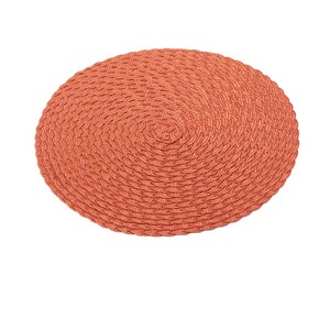 Phong cách hiện đại Bán tay dệt vòng Linen bảng placemat nhà chống bỏng vải dệt placemat với thiết kế cổ điển - Product Image 1