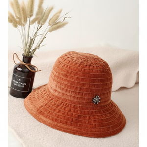 2024 nuovo cappello di paglia da donna berretto da sole Snapback per le vacanze sulla spiaggia con copri costume da bagno Rash Guard - Product Image 1