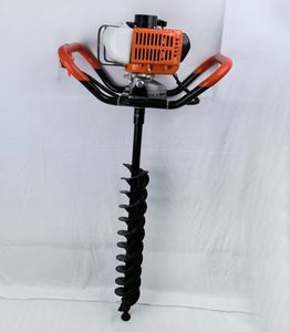 เครื่องเจาะดินแบบใช้น้ำมันเบนซิน 52 ซีซี เครื่องเจาะหลุมลึกสำหรับตอกเสาเข็ม - Product Image 2