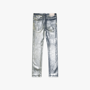 Jeans en denim pour homme de haute qualité, coupe skinny, marque AM Street, vintage, ciré, taille mi-haute, hiphop, respirant, streetwear, Y2K, OEM ODM - Product Image 2