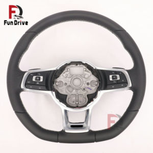 <span class=keywords><strong>Volante</strong></span> de Cuero para Interior de Volkswagen <span class=keywords><strong>Golf</strong></span> 4 <span class=keywords><strong>5</strong></span> 6 6R 7 7.<span class=keywords><strong>5</strong></span> 8 MK4 <span class=keywords><strong>5</strong></span> 6 7 7.<span class=keywords><strong>5</strong></span> 8 7 R GTI GTD GTE Variant R-Line - Product Image 2
