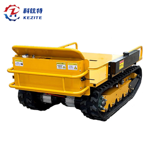 KZT chenilles en caoutchouc transporteur chenilles Dumper chenille agricole chine chenillé véhicule de Transport châssis 1000KG capacité de charge - Product Image 6