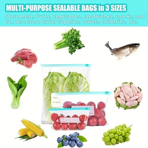 Bolsas de Plástico Transparentes con Cierre Ziplock para Congelador, para Alimentos y Sándwiches, al por Mayor - Product Image 6