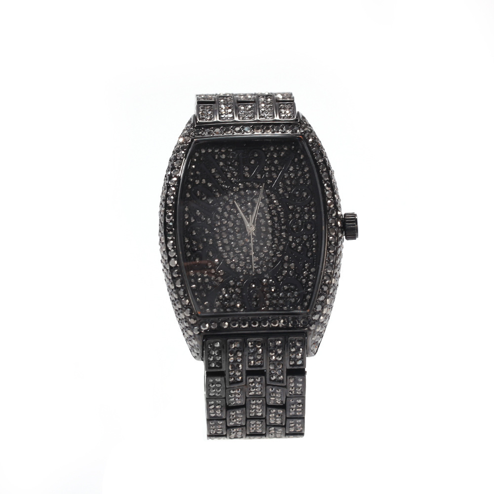 2020 Best Selling Watch Bling Crystal Luxury Bracelet Men Women Black pink Silver Gold Hip Hop Quartz Watches Jewelry