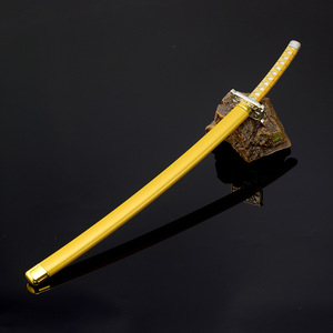 Espada Samurai de 26 cm de <span class=keywords><strong>Coyote</strong></span> Starrk de Bleach Anime, Modelo Coleccionable de Alta Calidad, Artesanía de Metal Completo, Espada de Juguete Personalizada - Product Image 2
