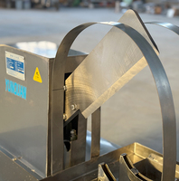 Gedroogde Kokosnootschil Ontduwingsmachine Elektrische Kokosnootsnijder Plat Gesneden Kokosvlees Verwerkingsapparatuur