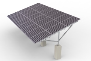 Support de montage de panneau solaire anodisé GT, configuration en ligne à <span class=keywords><strong>double</strong></span> renfort pour carports sur <span class=keywords><strong>toit</strong></span>, 55 m/s - Product Image 6