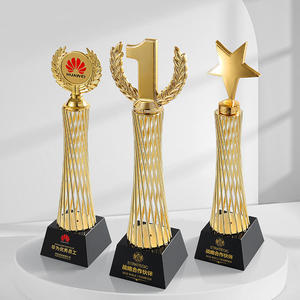 Trophée métallique avec motif étoile et pouce levé, gravé au laser, durable, pour récompenses d'entreprise, souvenir - Product Image 4
