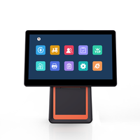 Mesin penagihan POS Set lengkap Pemindai biometrik tampilan HD Printer Transfer termal Multi-OS (Android/Linux/IOS) Online
