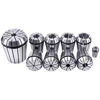 Collets élastiques de coupe ultra-fine ER16 ER18 ER20 ER25 ER32, tolérance de 0,003/0,005/0,008 mm, pièces de fraisage à faible excentricité