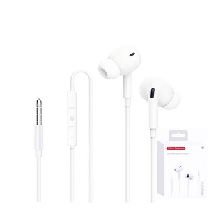 Auricolari cablati con <span class=keywords><strong>microfono</strong></span> <span class=keywords><strong>e</strong></span> controllo del Volume nelle <span class=keywords><strong>cuffie</strong></span> a rumore ergonomico dell'orecchio con <span class=keywords><strong>Jack</strong></span> da 3.5mm - Product Image 1