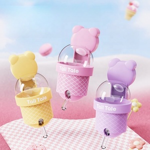 Bouteille d'<span class=keywords><strong>eau</strong></span> magnétique en forme de cornet de glace pour hamster, <span class=keywords><strong>fontaine</strong></span> à boire murale anti-fuite avec design boule pour petits animaux - Product Image 4