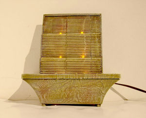 Polyresin Water <b>Fountain</b> With LED <b>Light</b> - Product Image 3