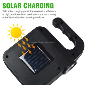 Portable Solar <b>LED</b> Camping <b>Light</b> <b>Rechargeable</b> <b>Work</b> Flashlight with Hook & Magnetic Base Waterproof Emergency Lantern for Outdoor - Product Image 2