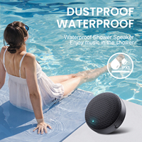 Haut-parleur Bluetooth portable léger et étanche TWS avec assistant vocal et appels mains libres pour le cyclisme, la randonnée, le camping et les sports de plein air