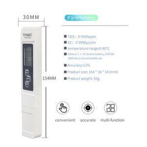 Probador multifuncional de calidad del <span class=keywords><strong>agua</strong></span> <span class=keywords><strong>TDS</strong></span> EC <span class=keywords><strong>PPM</strong></span>, 3 en 1, bolígrafo LCD, 0-5000ppm, <span class=keywords><strong>TDS</strong></span> y EC, probador de temperatura - Product Image 6