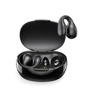 Headset game nirkabel Noise Cancelling, headphone nirkabel dengan mikrofon, earphone Stereo HiFi Bluetooth kait telinga tahan air