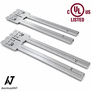 Supporto per Scatola Porta Pistola in Metallo Conforme agli Standard USA e Canada, Supporto Telescopico Regolabile in Acciaio Zincato da 11 <span class=keywords><strong>a</strong></span> 18 Pollici - Product Image 1
