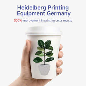 Gobelet en papier jetable pour café, revêtement PE, simple paroi, pour café chaud à emporter, logo personnalisé imprimé, vente en gros - Product Image 4