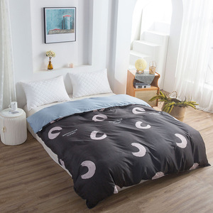 En gros Pas Cher Maison Étudiant Imprimer Différents Style Bleu Couleur Polyester Housse De Couette Ensemble De Literie - Product Image 3