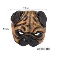 Masque en mousse PU amusant de chien bouffon pour Halloween, carnaval, fête, accessoires de scène - Idéal pour le commerce international (Wish, AliExpress)
