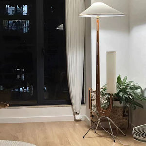 Nordique rétro led lampadaire noyer chambre créative <span class=keywords><strong>girafe</strong></span> atmosphère verticale décoration lampadaire - Product Image 6