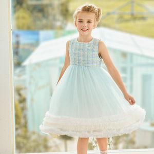 เสื้อโค้ทฤดูใบไม้ร่วงสำหรับเด็กผู้หญิงชุดเดรสลำลองชุดเดรสลายนกขนาดเล็กมีกลิ่นหอม - Product Image 3